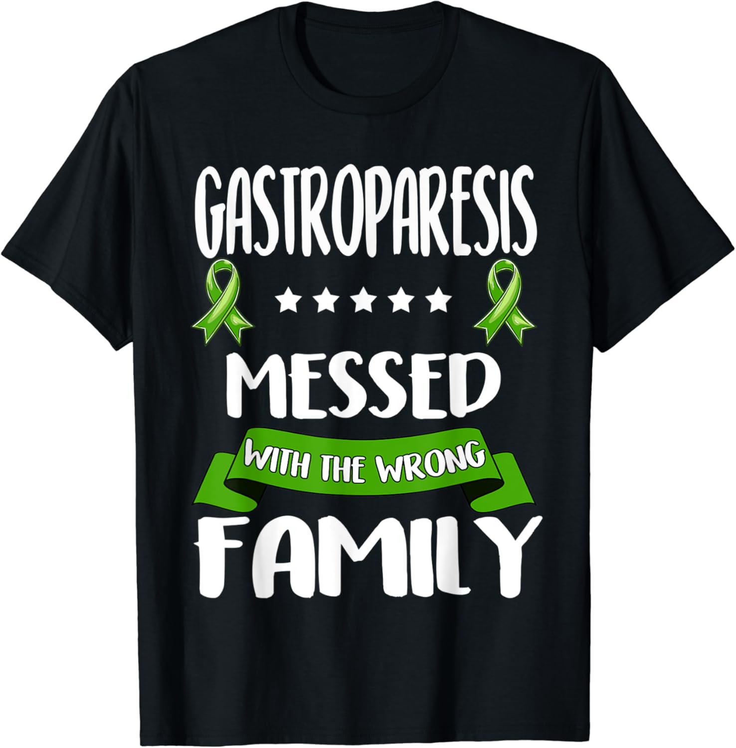 Gastroparesis Awareness gastric emptying Related Green Ribb TShirt